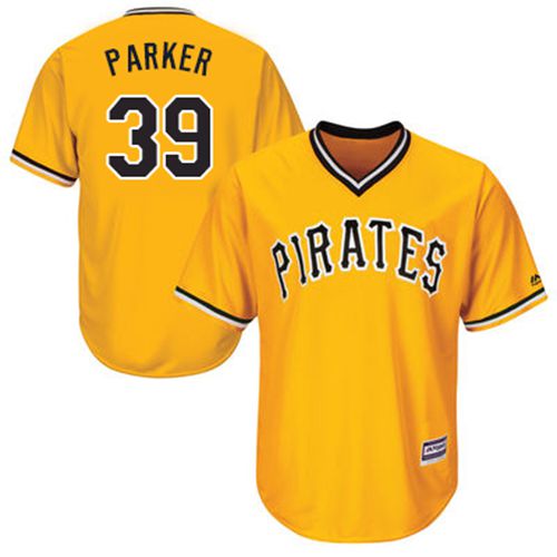 Pirates #39 Dave Parker Gold New Cool Base Stitched MLB Jersey - Click Image to Close